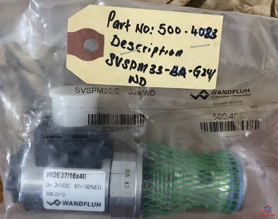 Van solenoid mở nhanh SVSPM33-BA-G24/WD WANDFLUH
