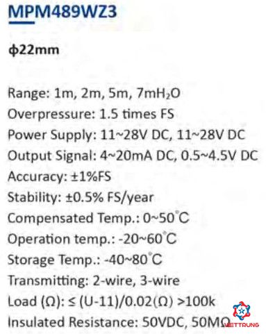 Level transmiter MPM489WZ3