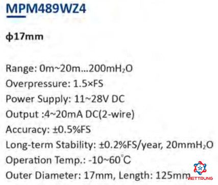 Level transmiter MPM489WZ4