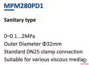Pressure sensor MPM280PD1