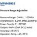Pressure sensor MPM4891B