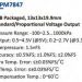 Piezoresistive Pressure Sensor MPM7847
