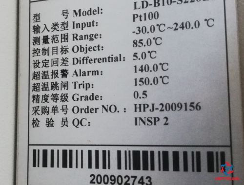 Hộp điều khiển MBA (Temperature comtrol) LD-B10-S220EF