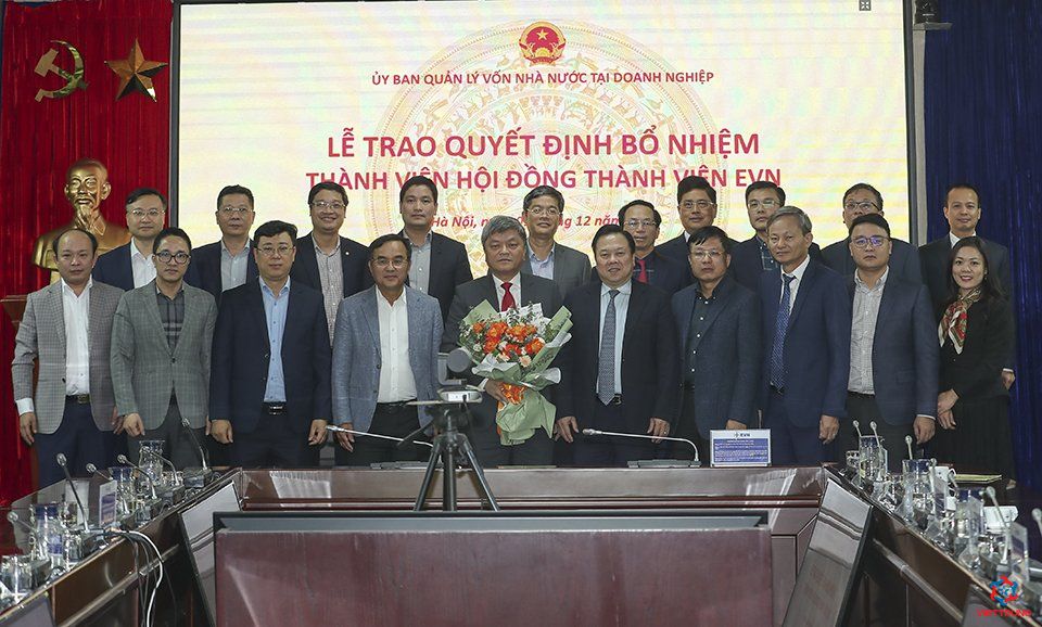 Ông Võ Hồng Lĩnh được bổ nhiệm giữ chức vụ Thành viên HĐTV Tập đoàn Điện lực Việt Nam