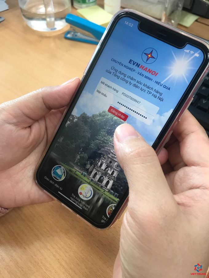 EVNHANOI số hóa các dịch vụ điện